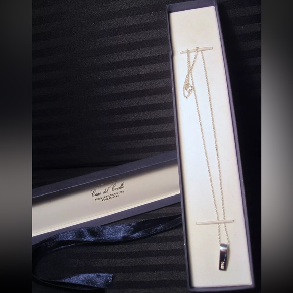 STERLING SILVER 925
Pendant w/ 3 Stones
on Wheat Chain Necklace - Picture 3 of 12